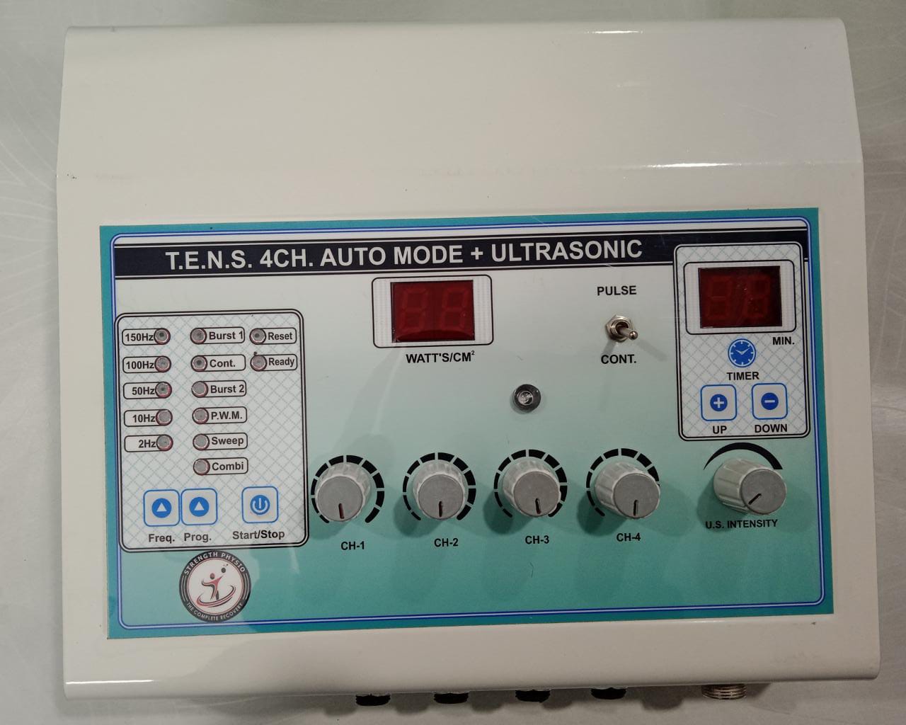 4 Channel TENS + Ultrasound Therapy Machine